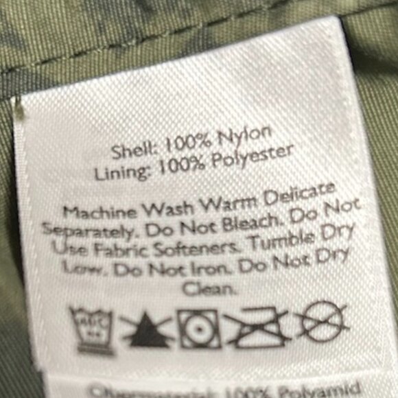 Eddie Bauer Camo Sleeveless Nylon Hiking Full Zip Vest Women's Size L - Picture 8 of 8